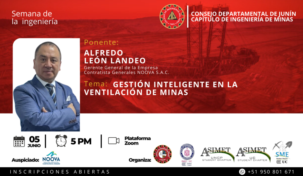 Notica Ponencia sobre la Gestion Inteligente en la ventilacion de Minas
